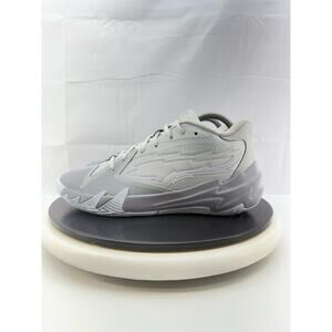 Puma Scoot Zeros Grey Ice Blue Basketball Shoes Youth Size 7 309863-01 Sneakers
